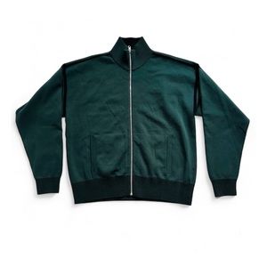 ★ NWT Club Monaco Zip Up Sweater - Dark Green ★